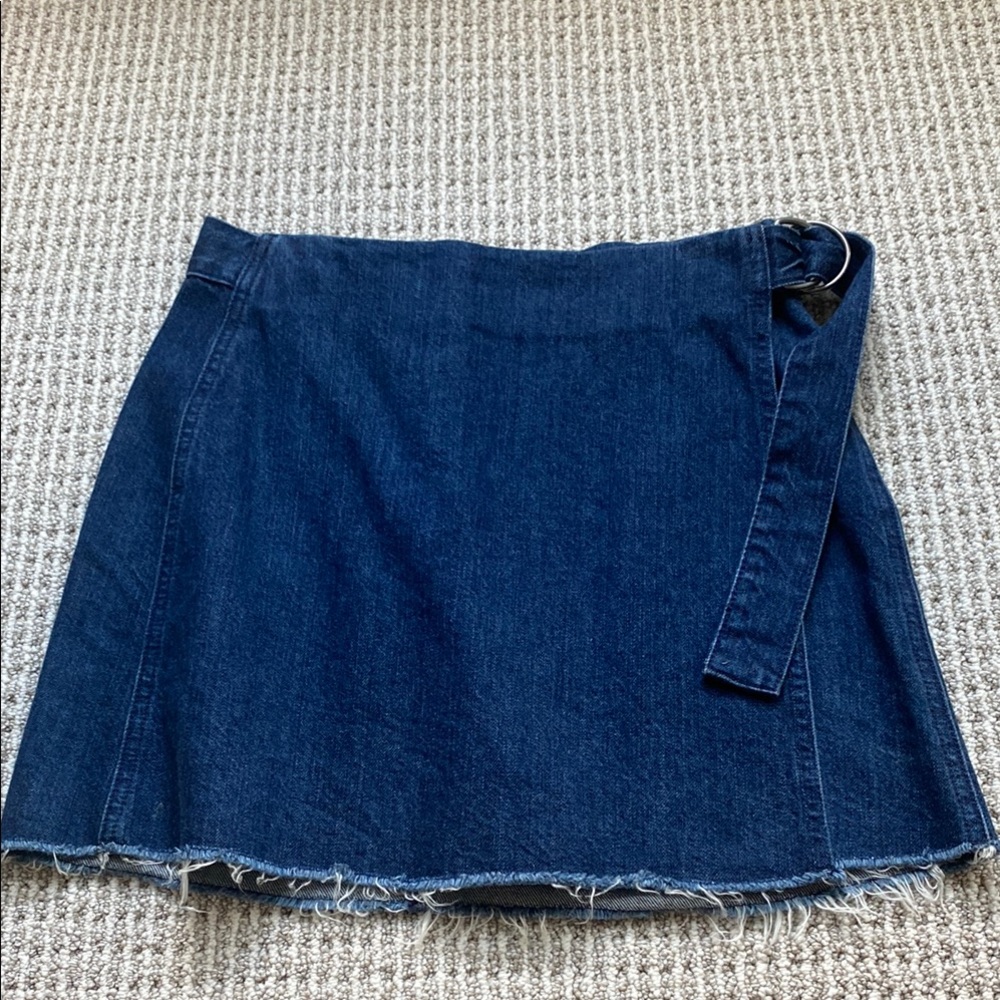 Madewell Denim Mini Skirt